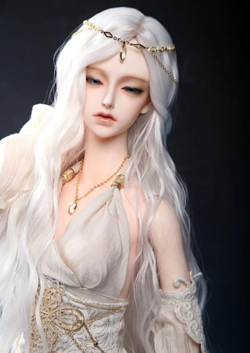 New Arrival 1 3 1 4 1 6 1 8 Bjd Sd Doll Wig High Temperature Wire Long