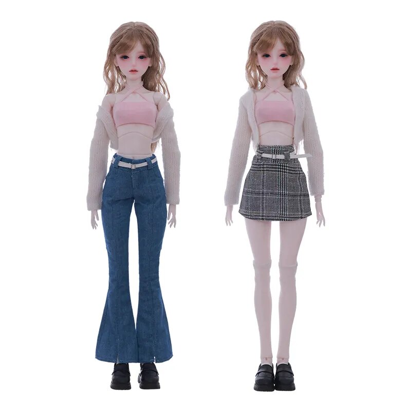 ShugaFairy Emery Bjd Doll 1/4 Lolita Pink Rock Rivet Style Y2K Dreadlocks  Ball Jointed Dolls for Girls Fullset Option
